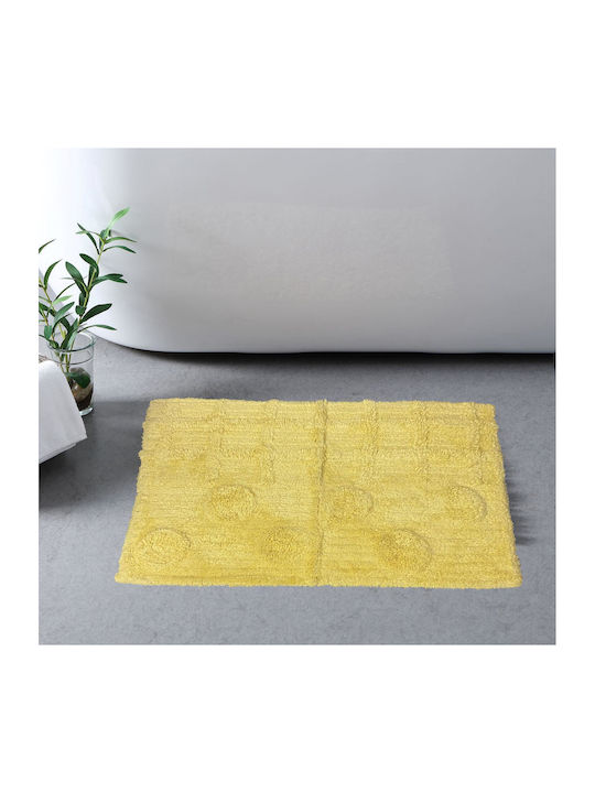 Linea Home Bath Mat Cotton LH2044024-2 Κίτρινο 60x90εκ.