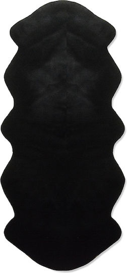 Newplan Shaggy Bedroom Rugs Set Puffy FC9 Black 3pcs