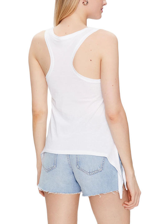 Guess Women's Athletic Blouse Sleeveless White