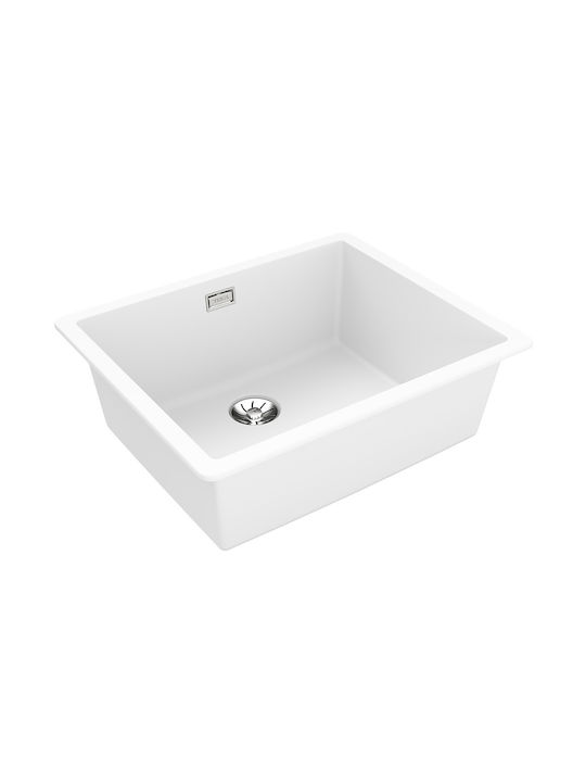 Teka Radea R10 50.40 M-TG 115230053 Unterbau Spüle aus Verbundgranulat B50xT40cm Weiß