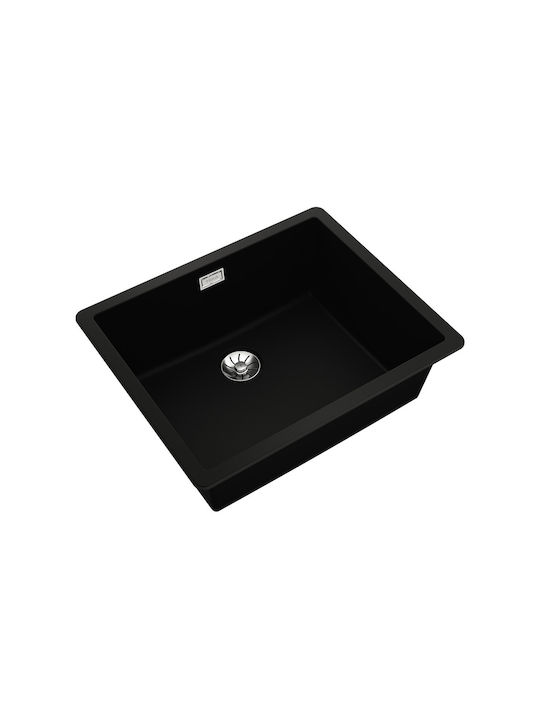 Teka Radea R10 50.40 M-TG 115230051 Drop-In Spüle aus Verbundgranulat B55.6xT45.6cm Schwarz