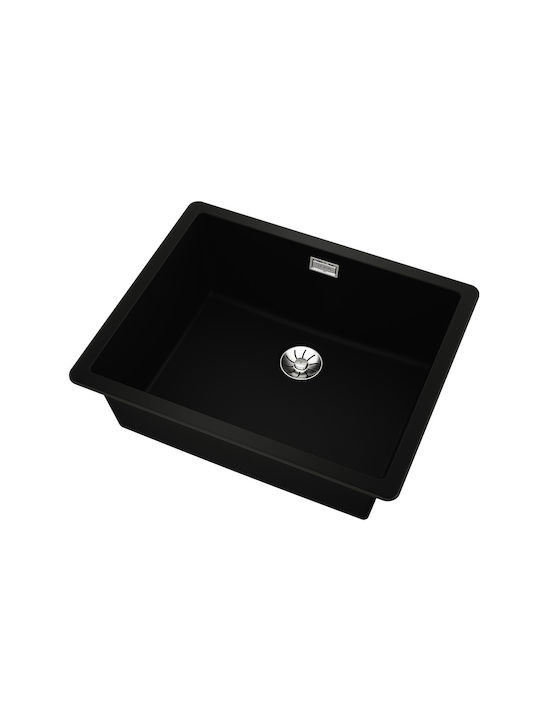 Teka Radea R10 50.40 M-TG 115230051 Drop-In Spüle aus Verbundgranulat B55.6xT45.6cm Schwarz