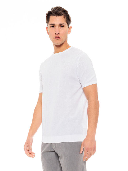 Biston Men's Short Sleeve T-shirt White