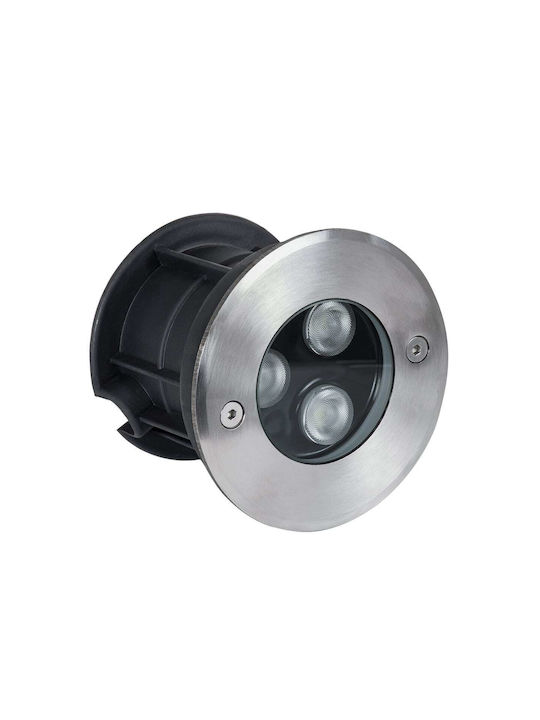 GloboStar GloboStar Außenstehlampen Spot LED 12W RGBW IP68 Silber
