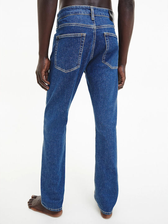 Ανδρικό Παντελόνι Τζιν με Slim Εφαρμογή Dark Denim
