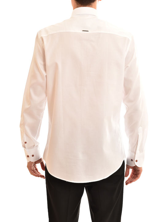 Vittorio Artist Men's Shirt Long Sleeve White