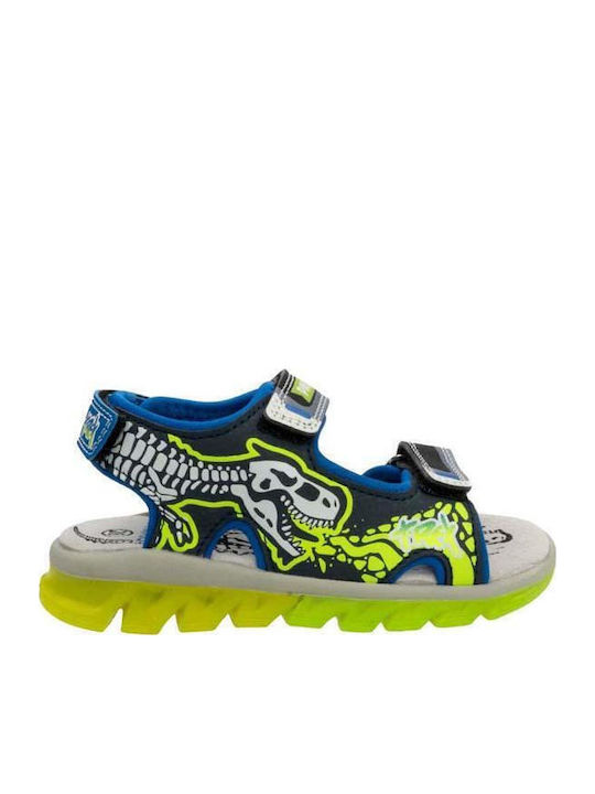 Kinder Sandalen SANDAL BOYS mit Klettverschluss & Lichtern Blau