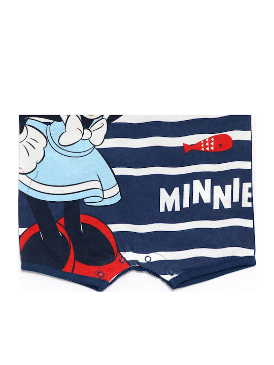 Disney Minnie Mouse Babystrampler Kurzärmelig Marineblau