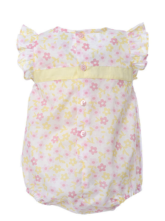 Matoufrance Flora Baby Bodysuit Set Short-Sleeved Yellow