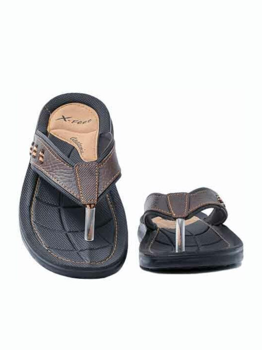 Men's Flip Flops Anatomic Brown