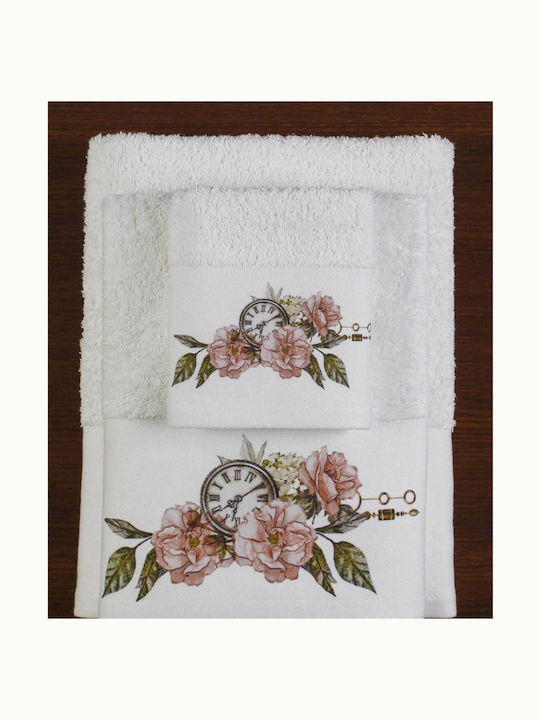 Borea 3pc Bath Towel Set 53417 024002071138 White