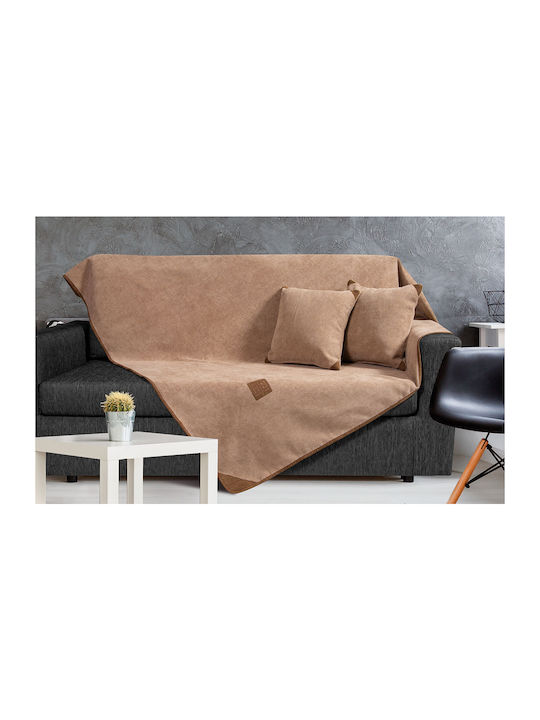 Beauty Home Four-Seater Sofa Throw 8241 180x350cm Velour Land