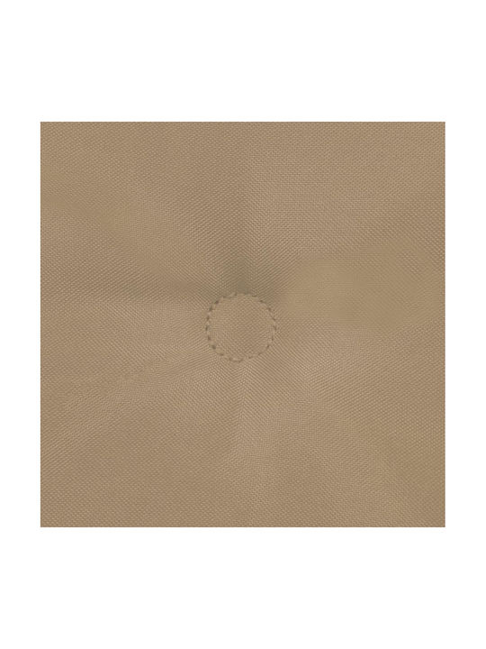 vidaXL Perna Scaunului De Grădină Cu Spătar Bej 2 Buc 120x50 Cm
