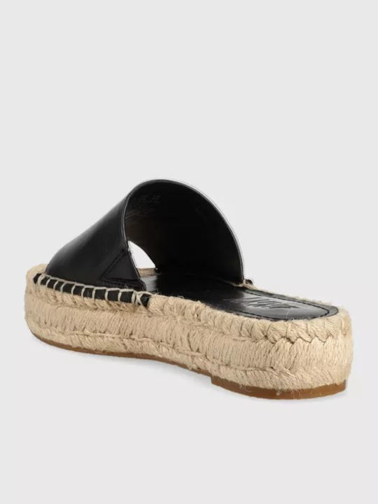 Camillo Mules with Low Heel in Black Color