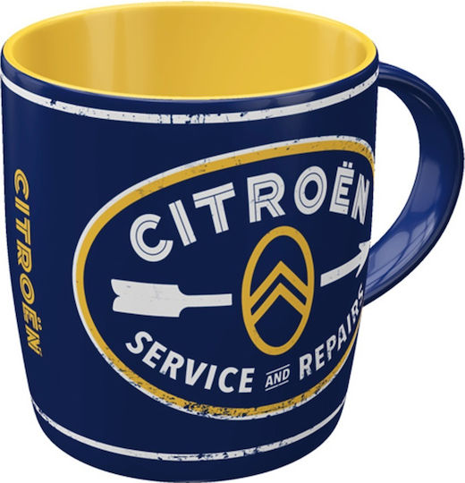 Nostalgic Art Citroen Service Repairs Κούπα Κεραμική Μπλε
