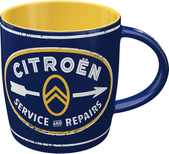 Nostalgic Art Citroen Service Repairs Κούπα Κεραμική Μπλε