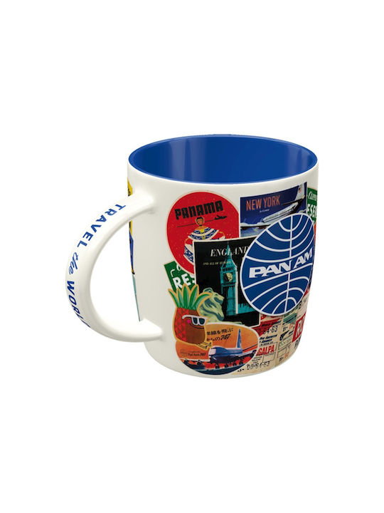 Nostalgic Art Pan Am Travel Becher Keramik Mehrfarbig 330ml 43074