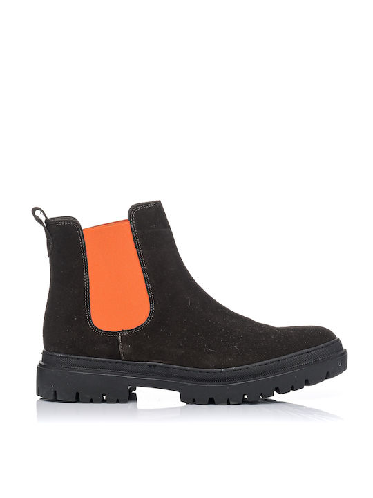 AT.P.CO chelsea boots suede boot - A25802290 Brown