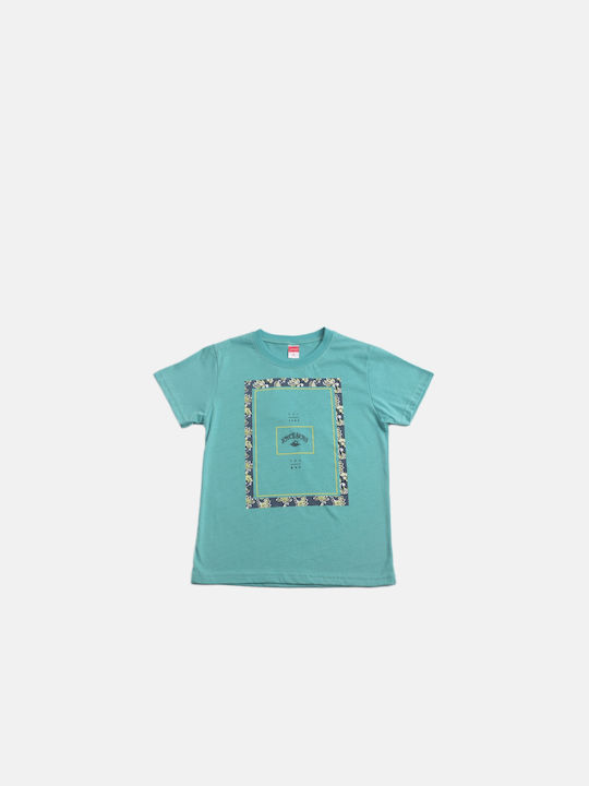 Joyce Kids Set with Shorts Summer 2pcs Turquoise