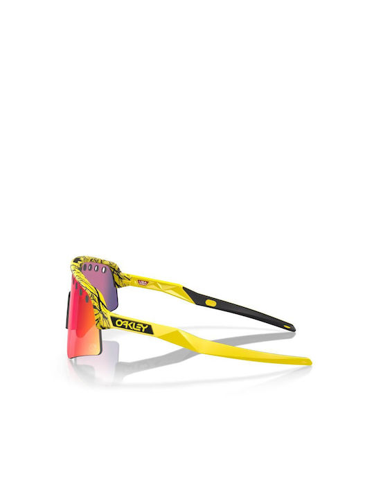 Oakley Sutro Lite Sweep Men's Sunglasses with Yellow Acetate Frame and Multicolour Lenses OO9465-18