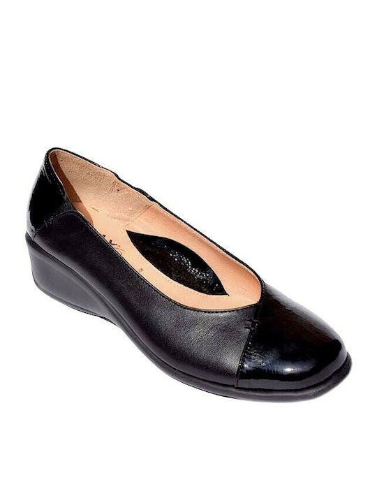 Relax anatomic Women's Casual Leather 4140 Black Black patent leather