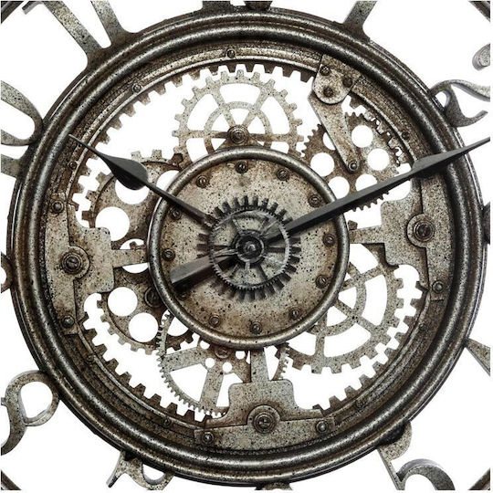 Atmosphera Μecanism Silent Antique Wall Clock Plastic Gray Ø51cm