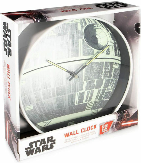 Pyramid International Star Wars Death Star Стенен часовник Пластмаса Сив Ø10см