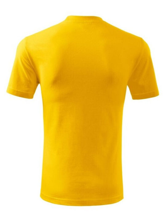 Adler Men's Short Sleeve Promotional T-Shirt Yellow