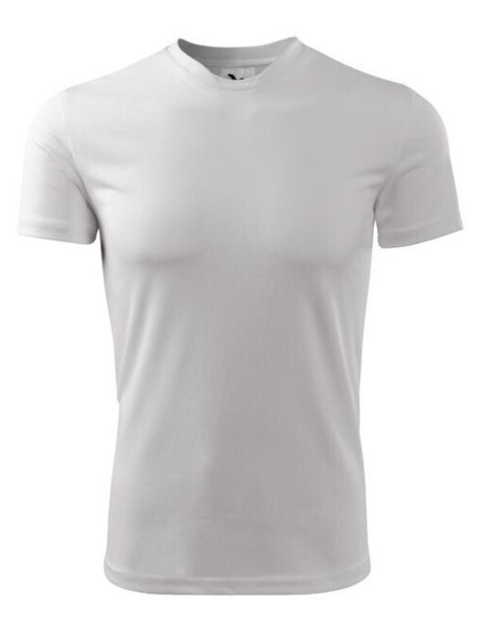 Adler Men's Short Sleeve Promotional T-Shirt White