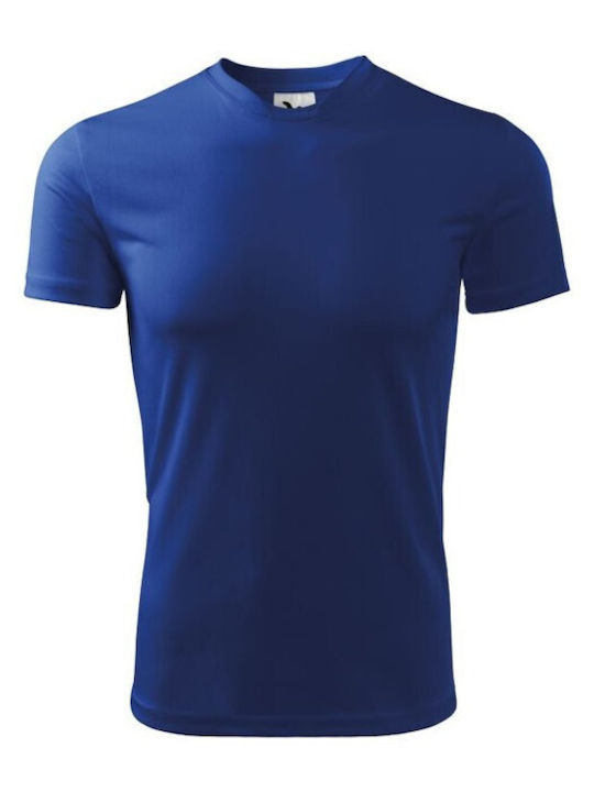 Adler Men's Short Sleeve Promotional T-Shirt Blue