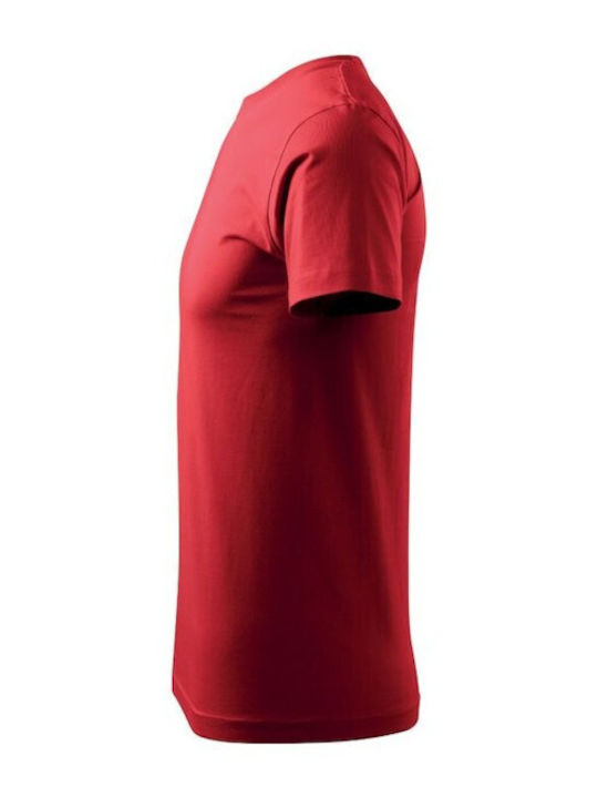 Adler Men's Short Sleeve Promotional T-Shirt Red