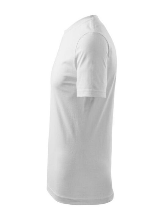 Adler Men's Short Sleeve Promotional T-Shirt White