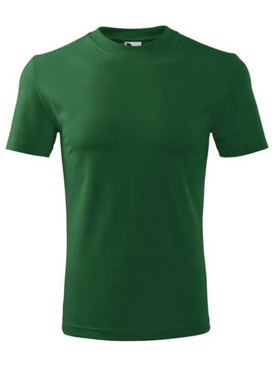 Adler Classic U Men's Short Sleeve Promotional T-Shirt Green 101-06