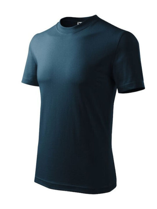 Adler Ανδρικό Διαφημιστικό T-shirt Κοντομάνικο σε Navy Μπλε Χρώμα