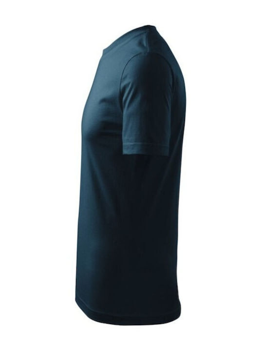 Adler Men's Short Sleeve Promotional T-Shirt Navy Blue