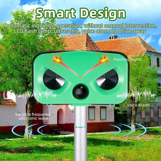 Repellent Stake Birds Solar 10x10m