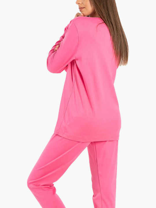 A.A UNDERWEAR Damen Pyjama-Set Rosa