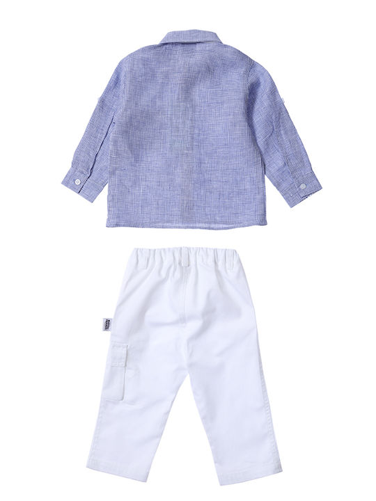 Matoufrance Kids Set with Pants Summer 2pcs White