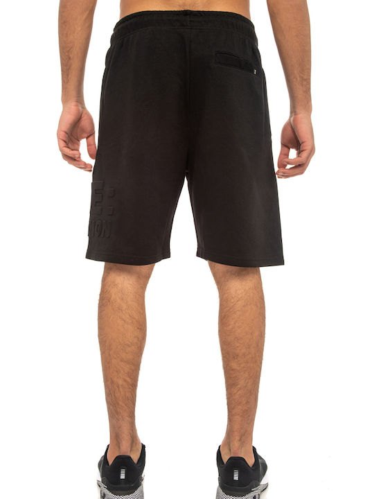 Essentials Terry Αθλητική Ανδρική Βερμούδα Μαύρη