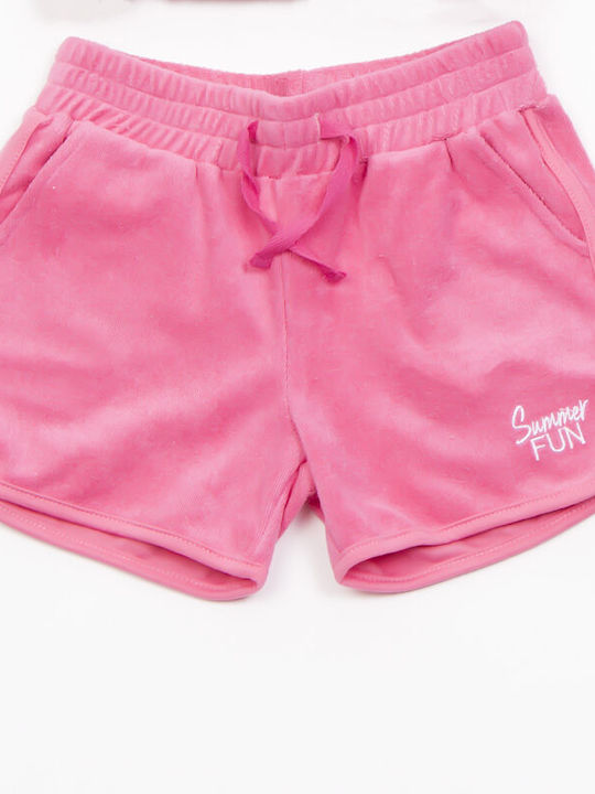 Trax Kinder Set mit Shorts Sommer 2Stück Rosa