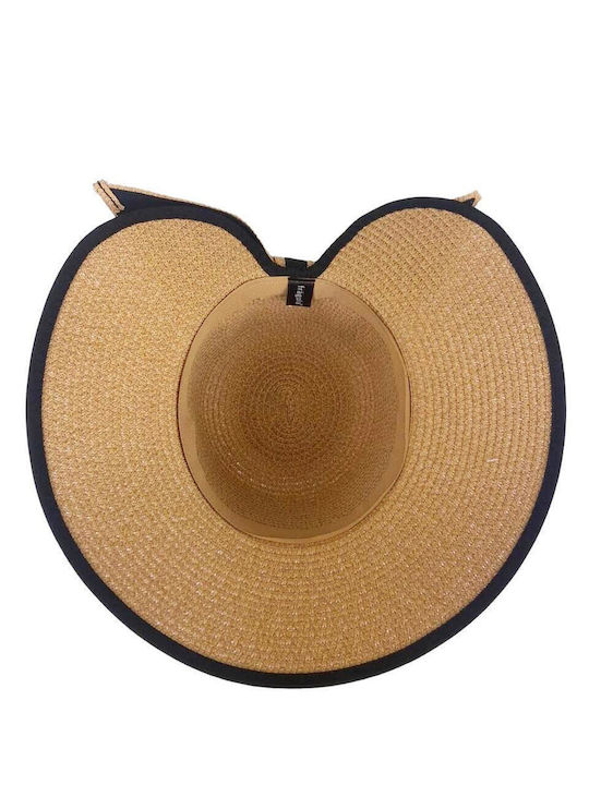 Fragola Γυναικείο Ψάθινο Καπέλο Cloche Μπεζ