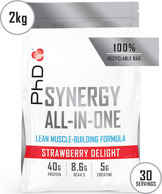 PhD Synergy All-In-One Pouch 2000gr Strawberry Delight