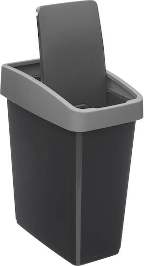 5Five Coș de Gunoi Plastic Negru 45lt 1buc