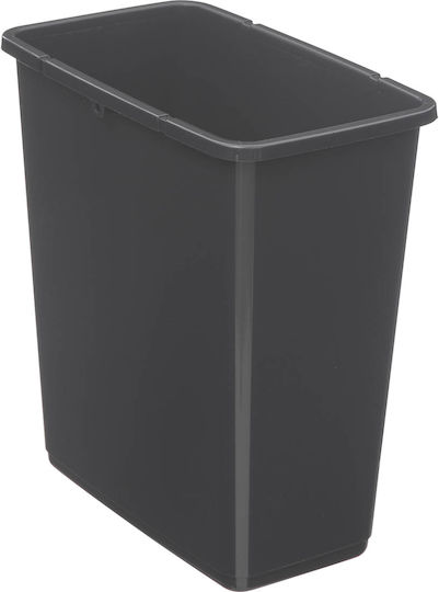 5Five Coș de Gunoi Plastic Negru 45lt 1buc