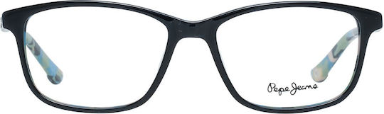 Pepe Jeans Scarlett Femei Plastic Rame Ochelari Negru PJ3260-C4