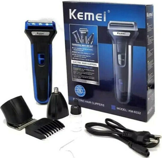 Kemei Set Hair Clipper Blue KM-6332