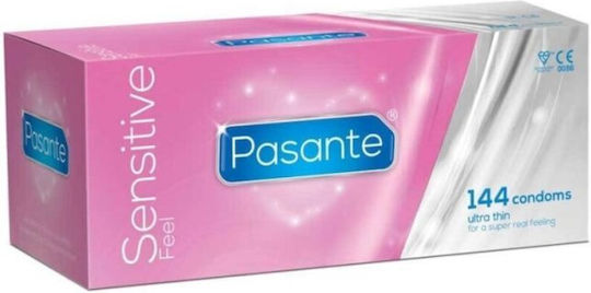 Pasante Προφυλακτικά Feel 144τμχ 52mm Λεπτά για Φυσική Αίσθηση Natural