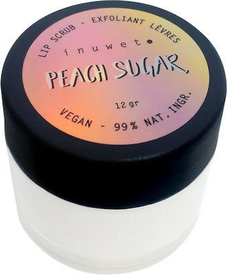 Inuwet Lip Scrub Peach Sugar 12gr