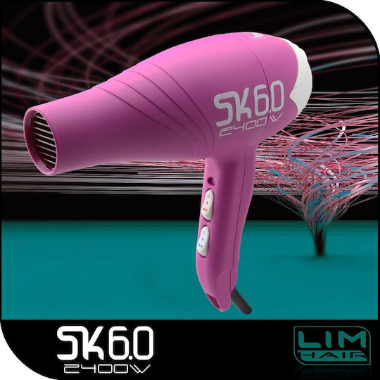 Lim Hair SK6.0 Ionic Професионален Сешоар 2400W Fuchsia