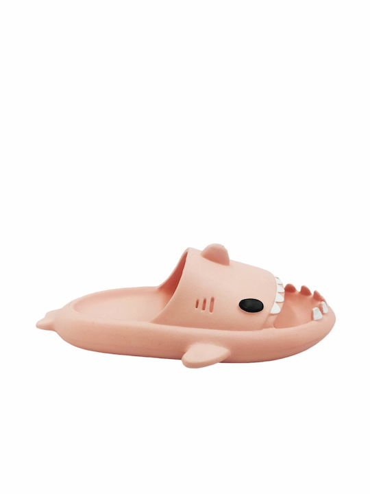 Jomix Παιδικές Σαγιονάρες Slides Ροζ Καρχαρίας